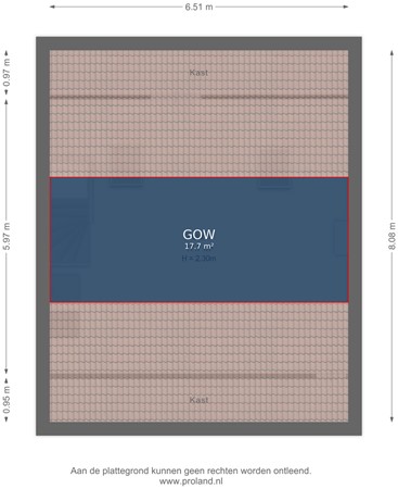 Floorplan - Van Hogendorplaan 24, 1272 GG Huizen